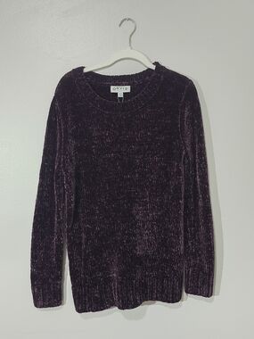 Orvis Women's Plush Chenille Crewneck Sweater - Plum